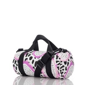 NWT ALOHA Collection X Kim Sielbeck Mini Duffle Crossbody Bag Dragon Fruit